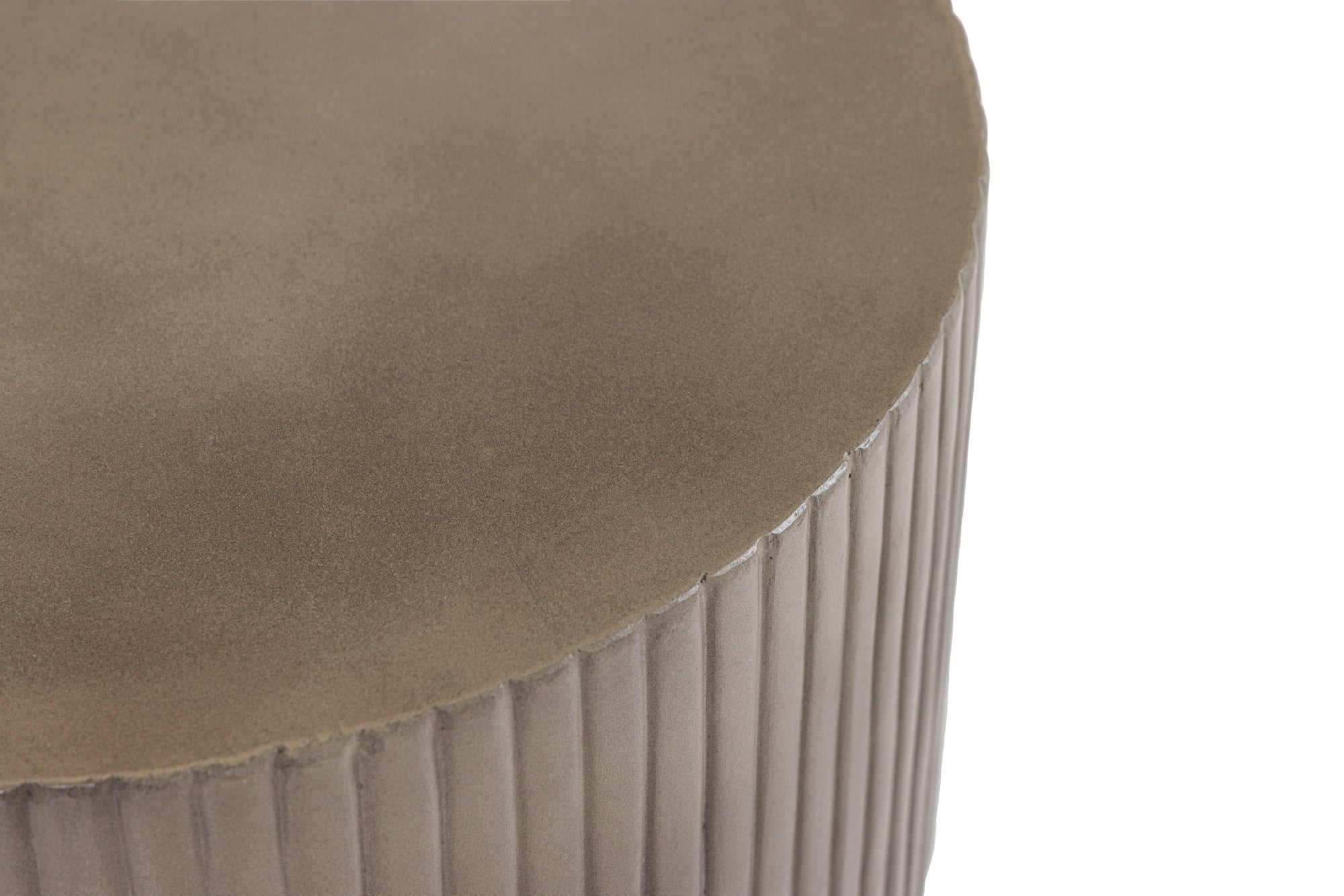 Modrest Gruver - Modern Grey Concrete End Table