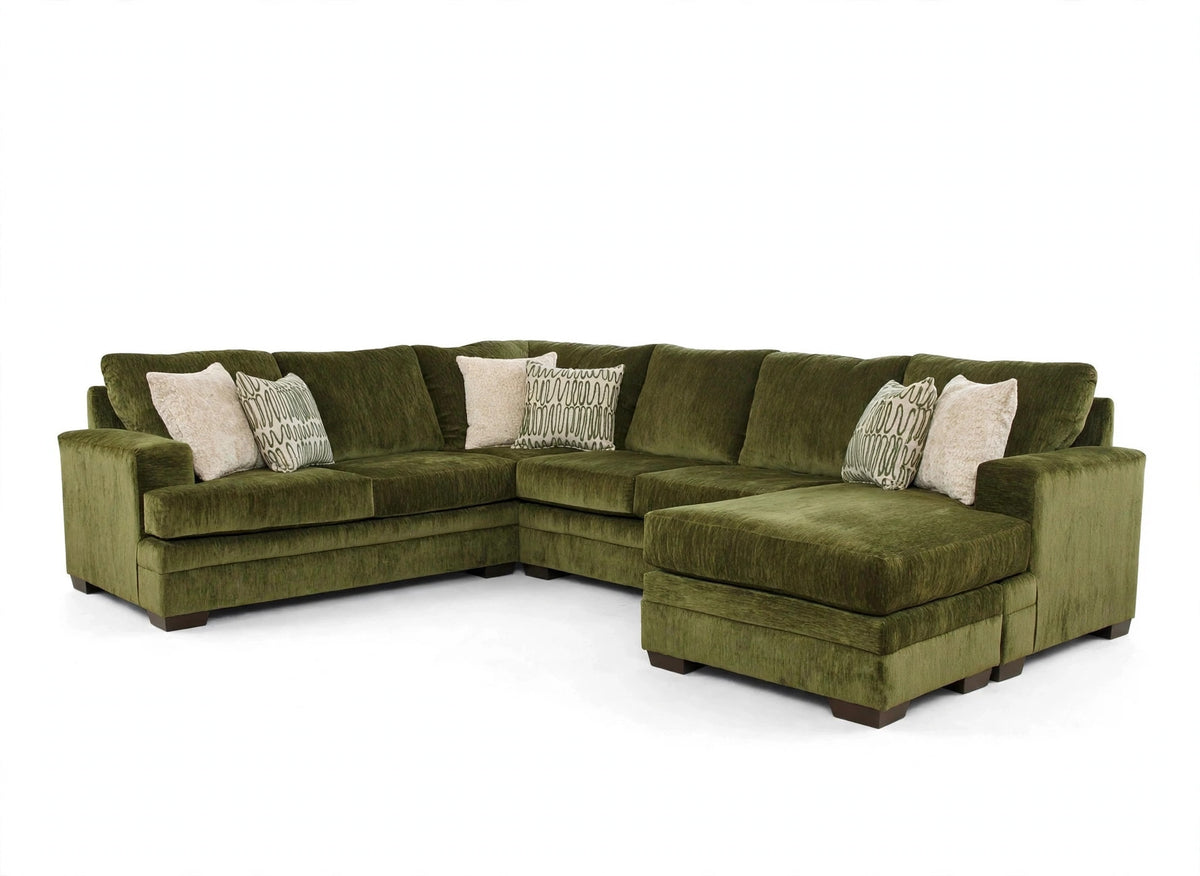 Verdant Grove Reversible Sectional - AI premium white background