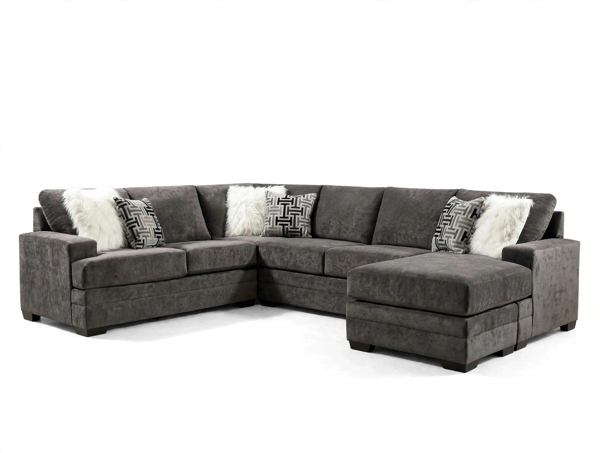 Harbor Mist Reversible Sectional - AI premium white background