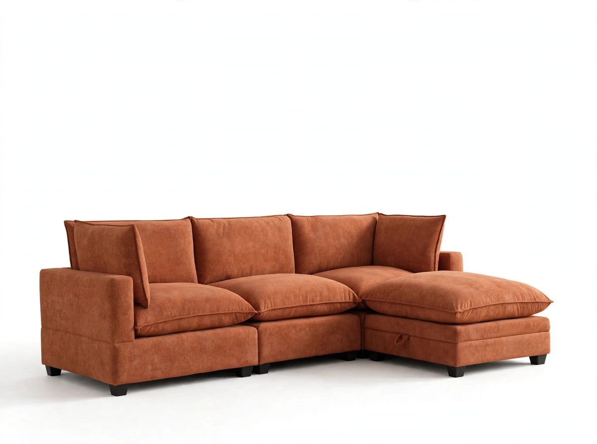 Stratus Performance Modular Sectional - AI premium white background