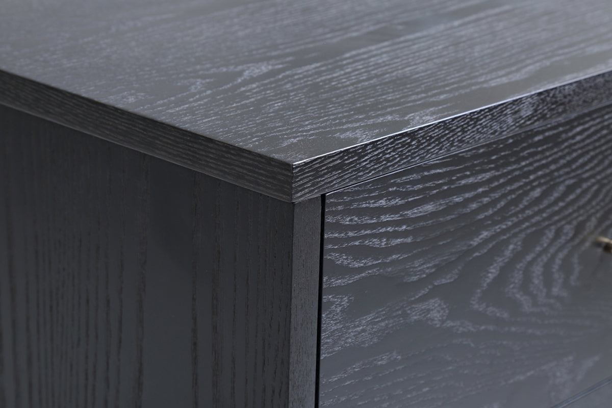 Modrest Wales Modern Smoked Ash Chest