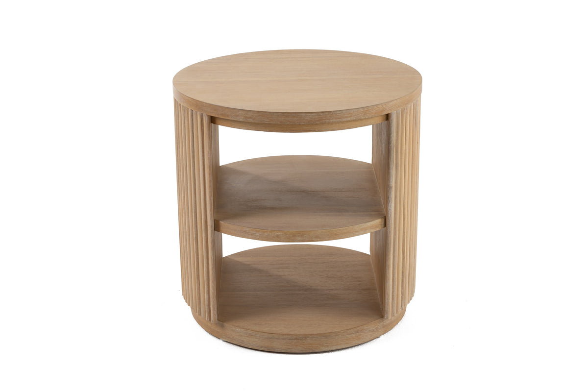 Jacobson - Modern Natural Acacia End Table