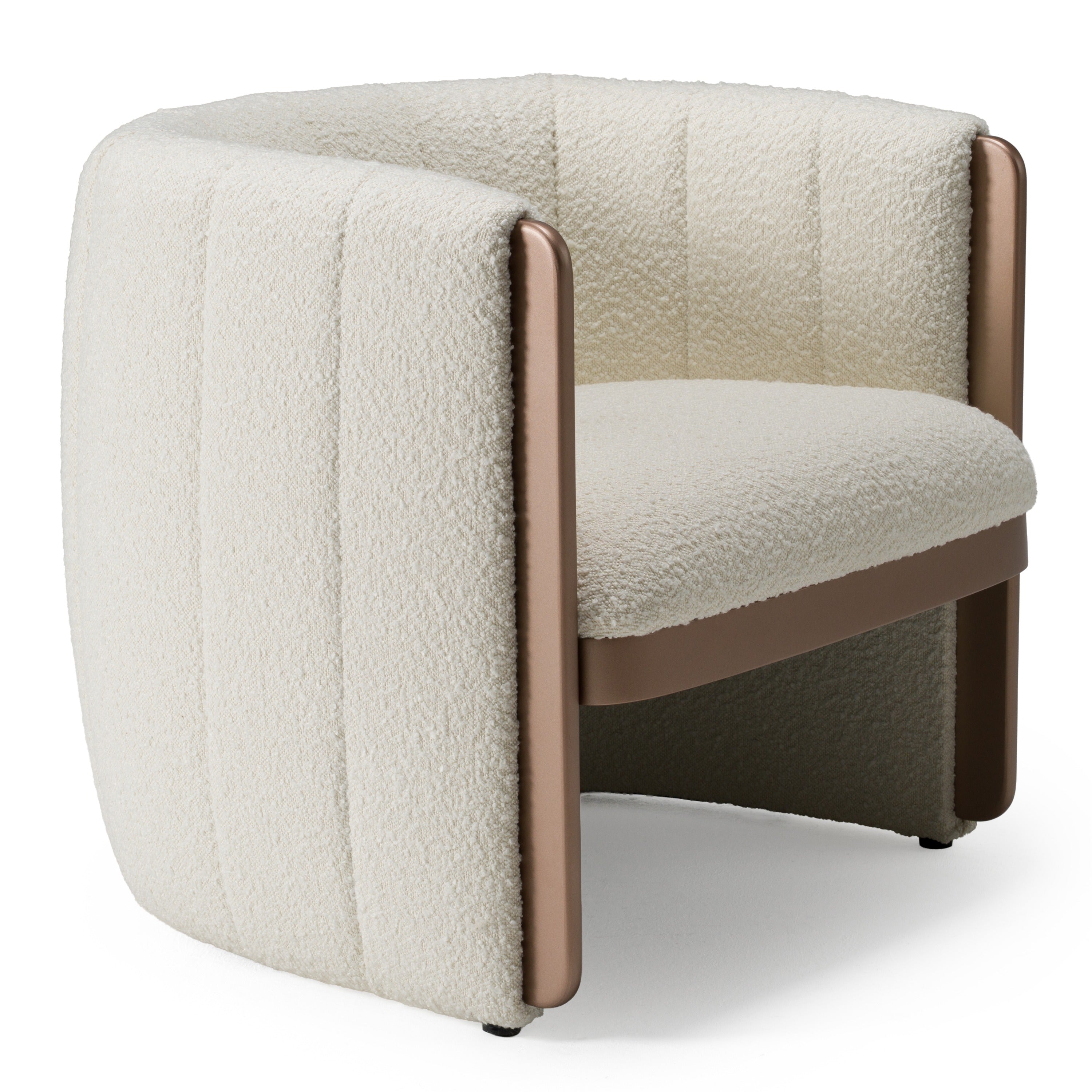 Modrest - Joselyn Modern Cream Fabric Accent Chair