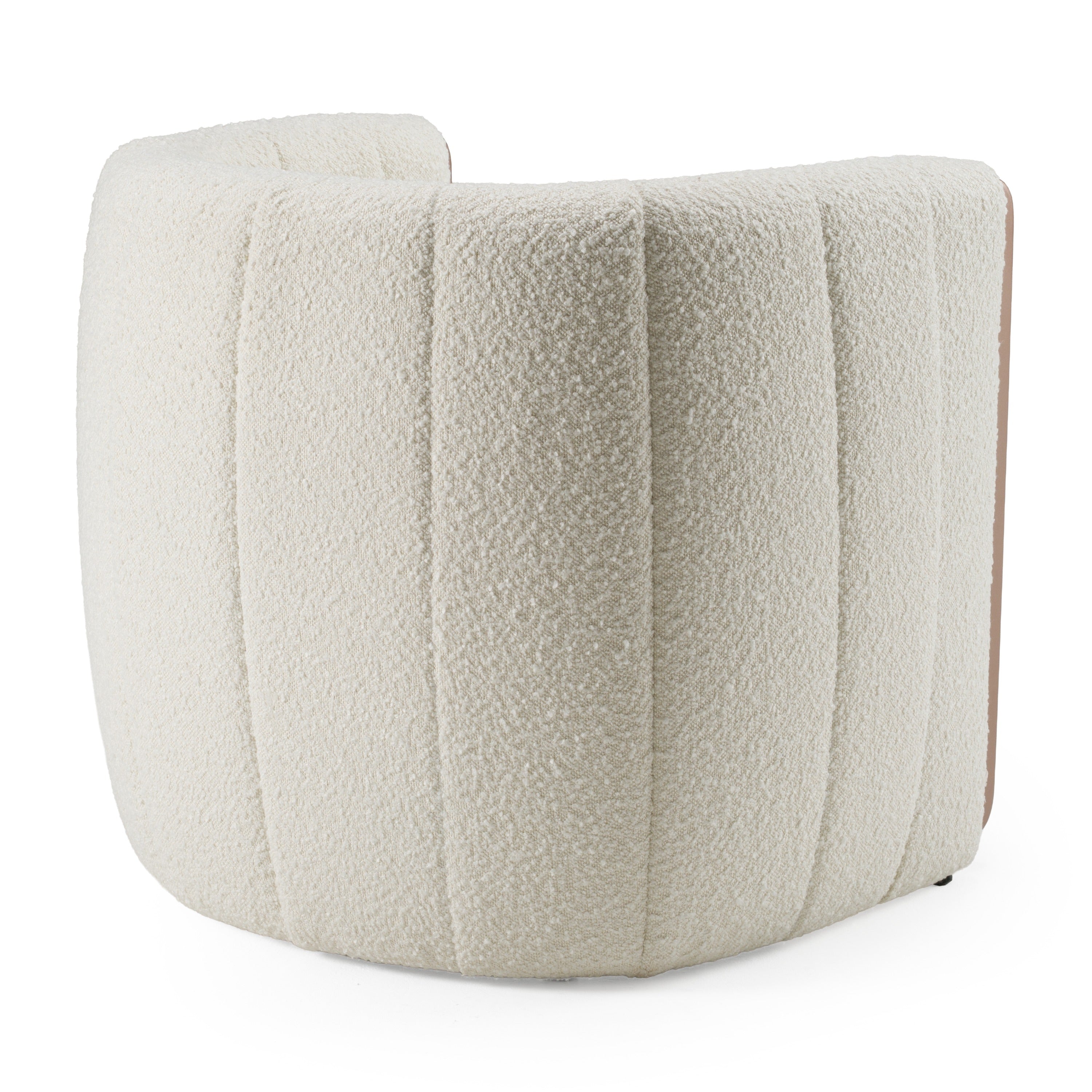Modrest - Joselyn Modern Cream Fabric Accent Chair
