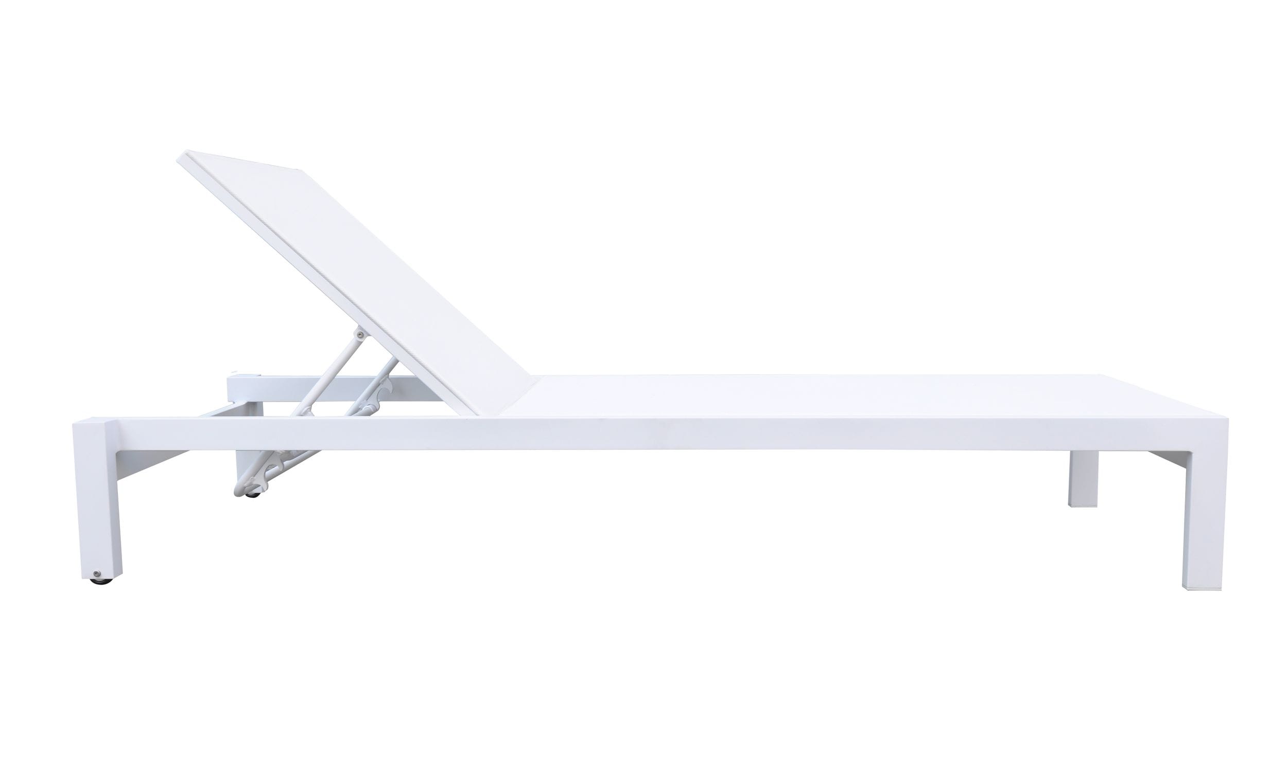 Renava Kayak - Modern White Outdoor Chaise Lounge