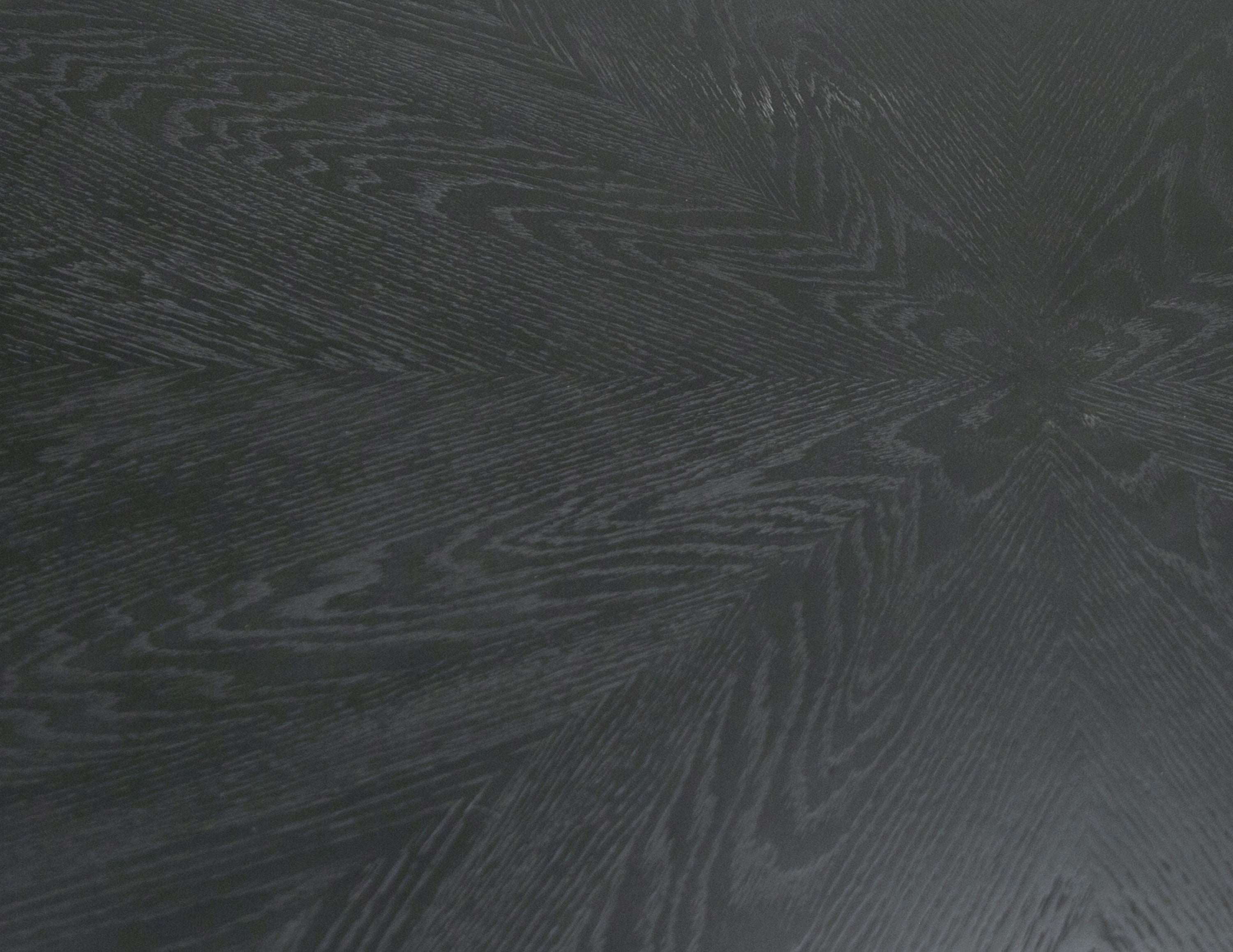 Modrest -  Lander Modern Mid Century Black Oak Round Dining Table