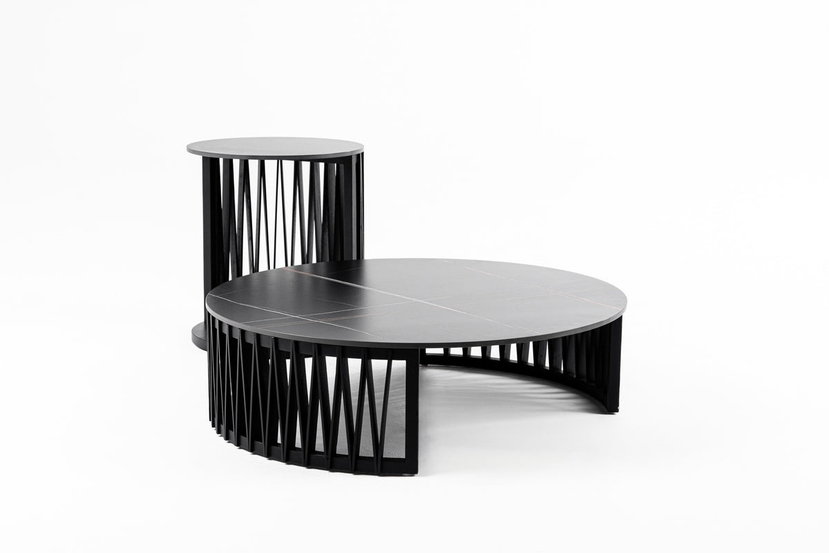 Larimer - Modern Round Coffee Table Set