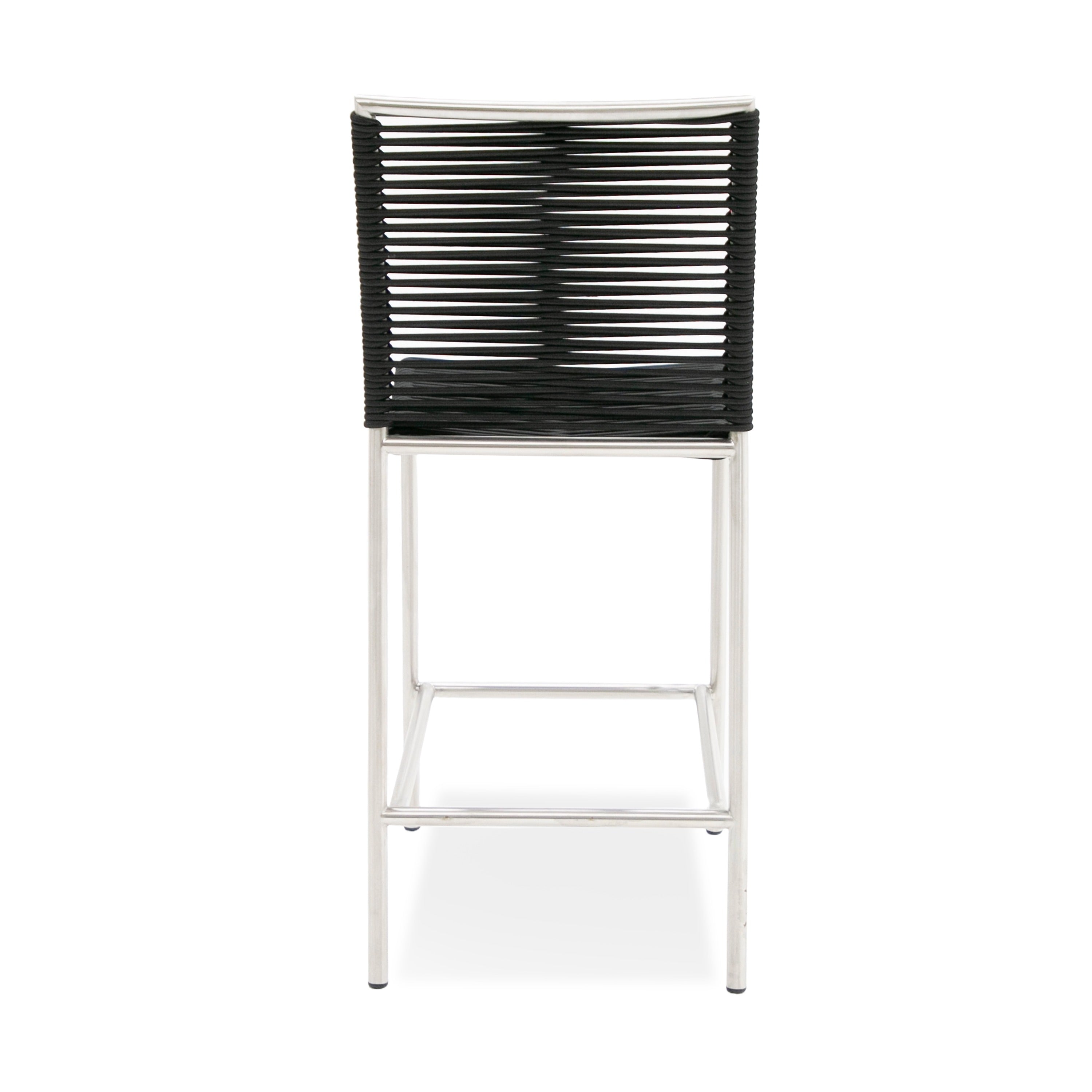 Modrest Lathrop - Modern Outdoor Black Counter Stool