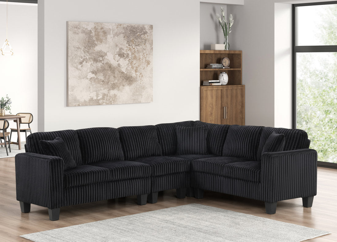Logan Beige Reversible Sectional – FREE TV or Area Rug!