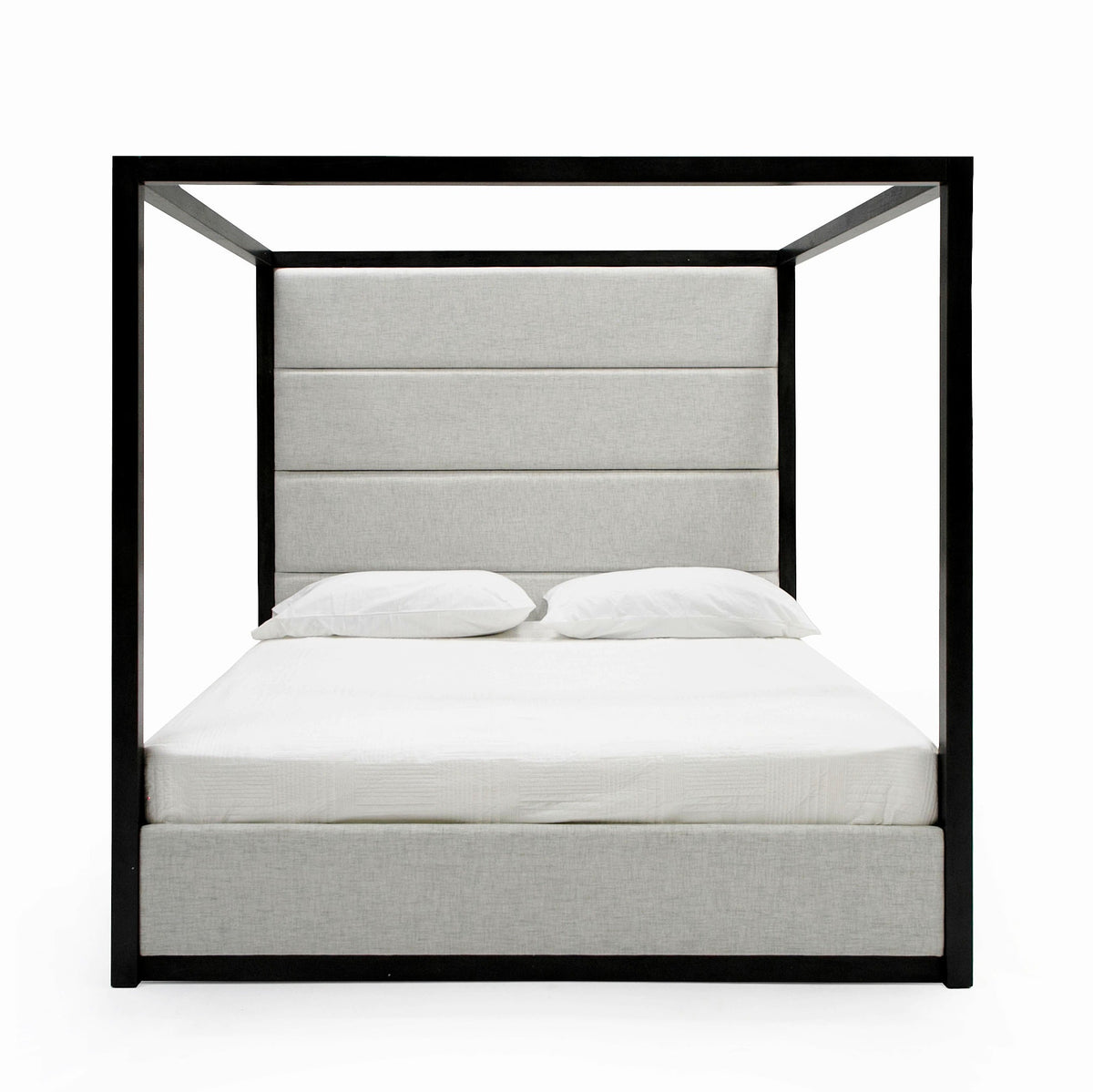 Manhattan - Contemporary Canopy Grey Bed