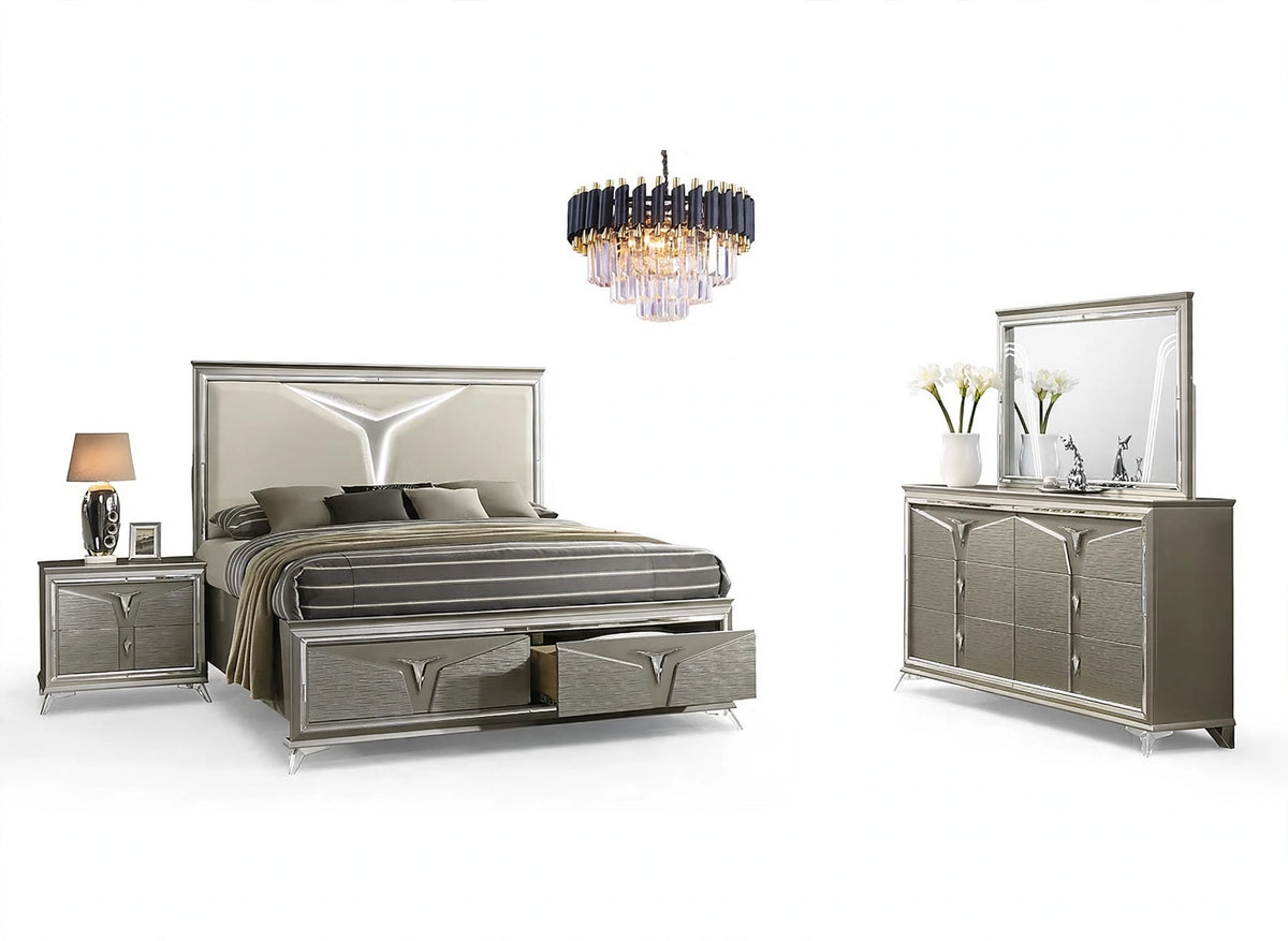 Ember Master Espresso Bedroom Set