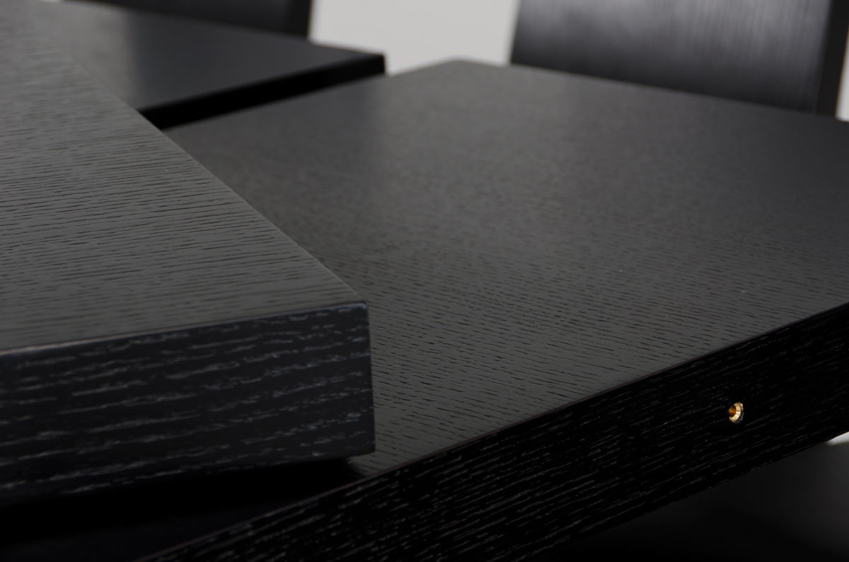 Maxi Modern Dark Oak Extendable Dining table
