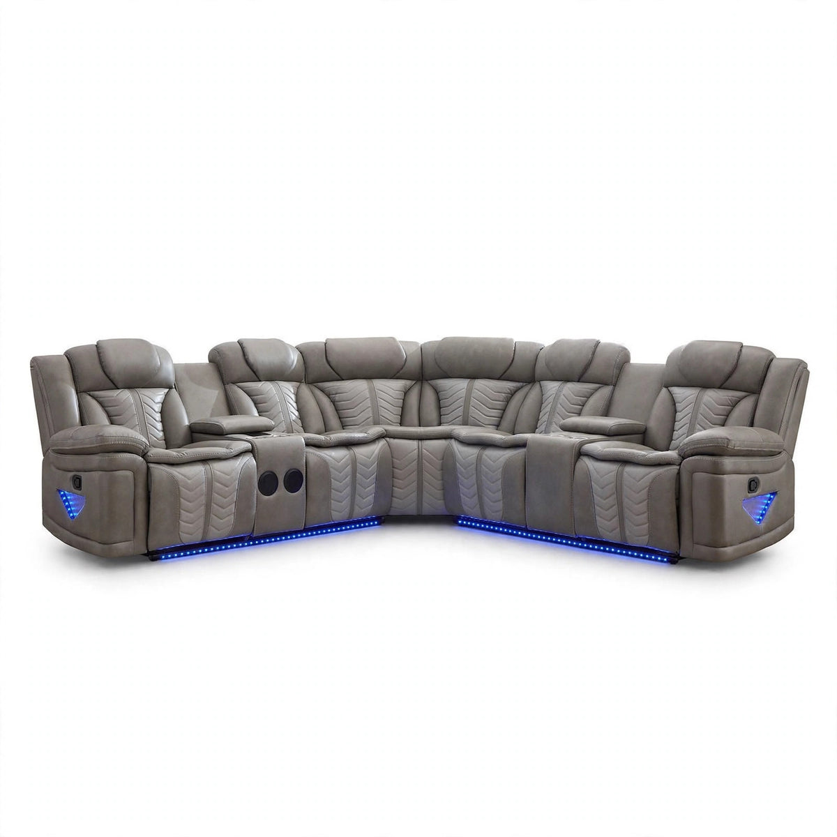 Innova Slate Reclining Sectional