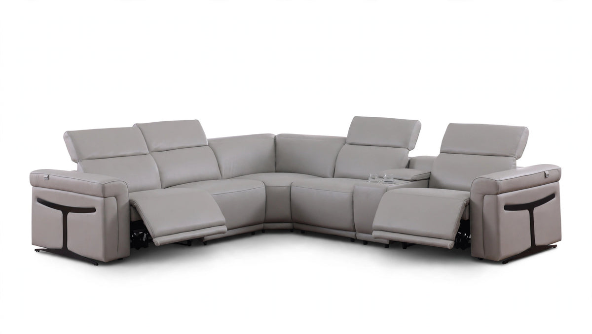 Lucca Mist Power Reclining Sectional