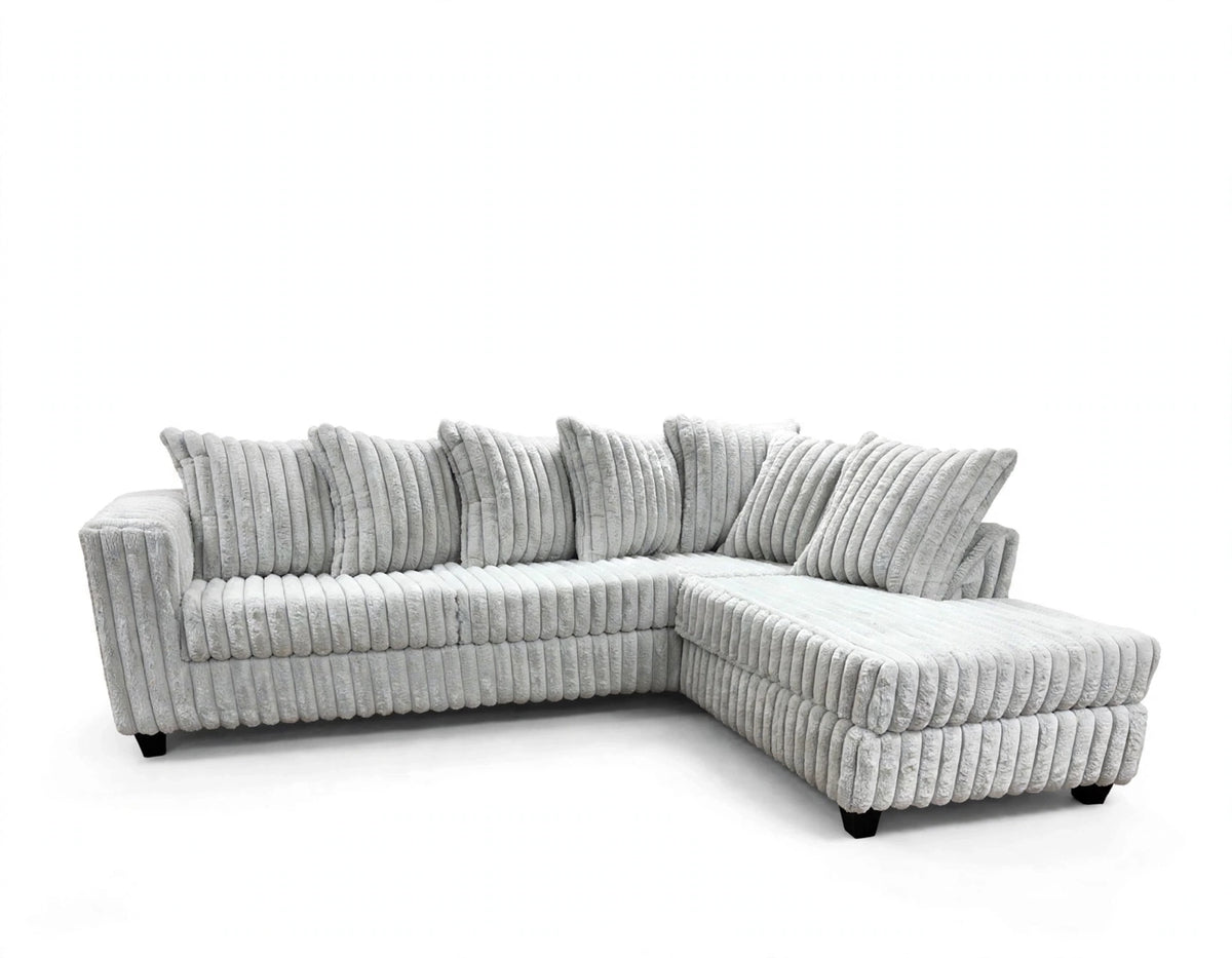 Stone Line Corduroy Sectional