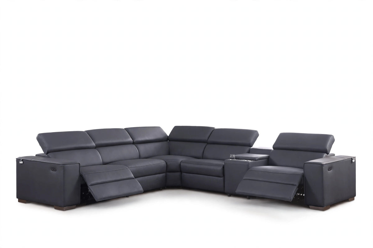 Picasso Graphite Power Reclining Sectional