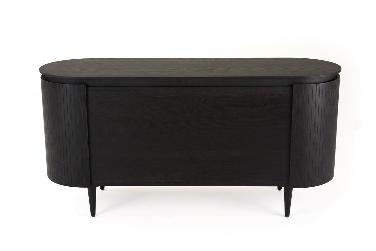 Miami - Modern Black Oak Buffet