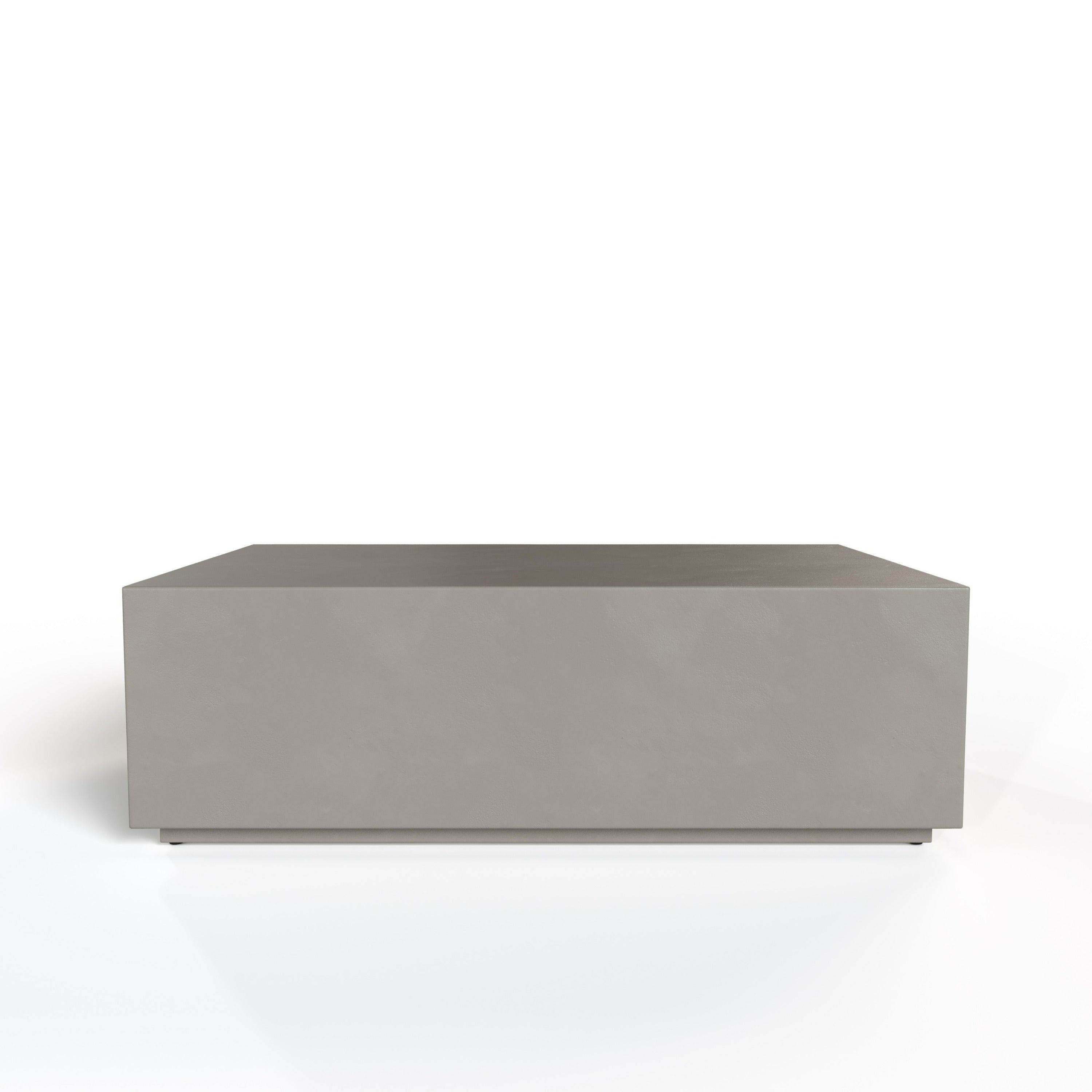 Modrest Fresno - Modern Grey Concrete Coffee Table