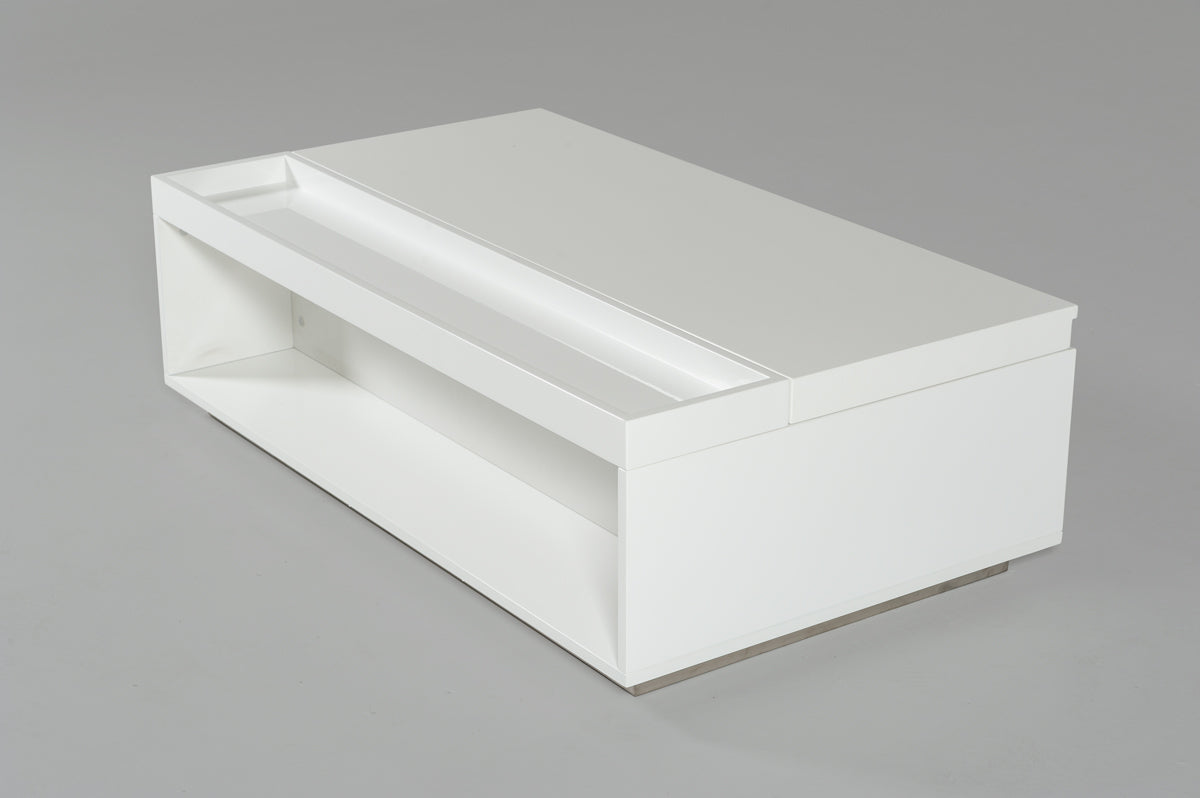 Nancy Modern White Coffee Table