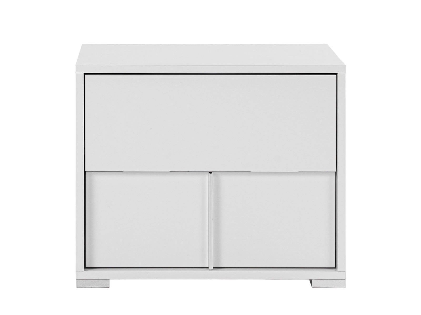 Modrest Nicla Italian Modern White Nightstand