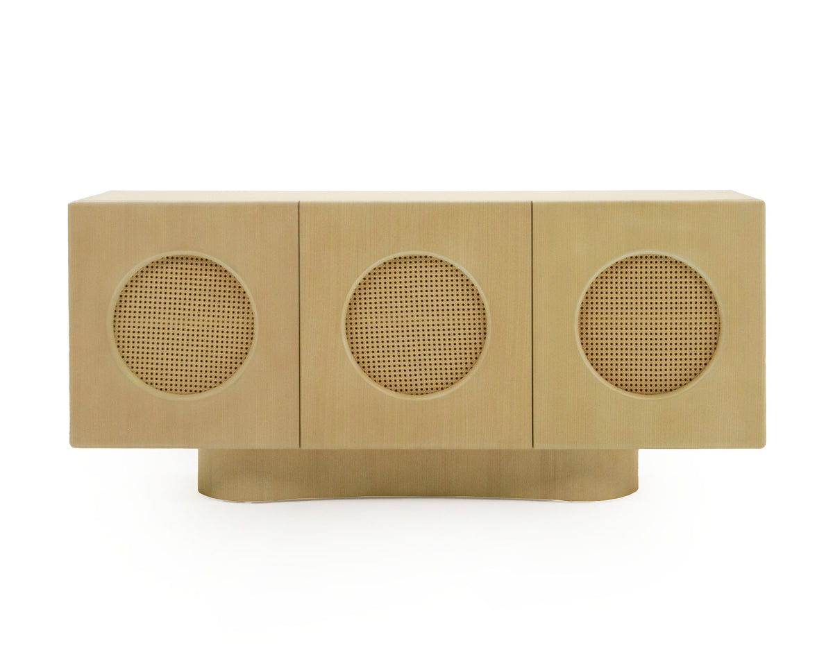 Osaka - Modern Natural Ash + Rattan Buffet