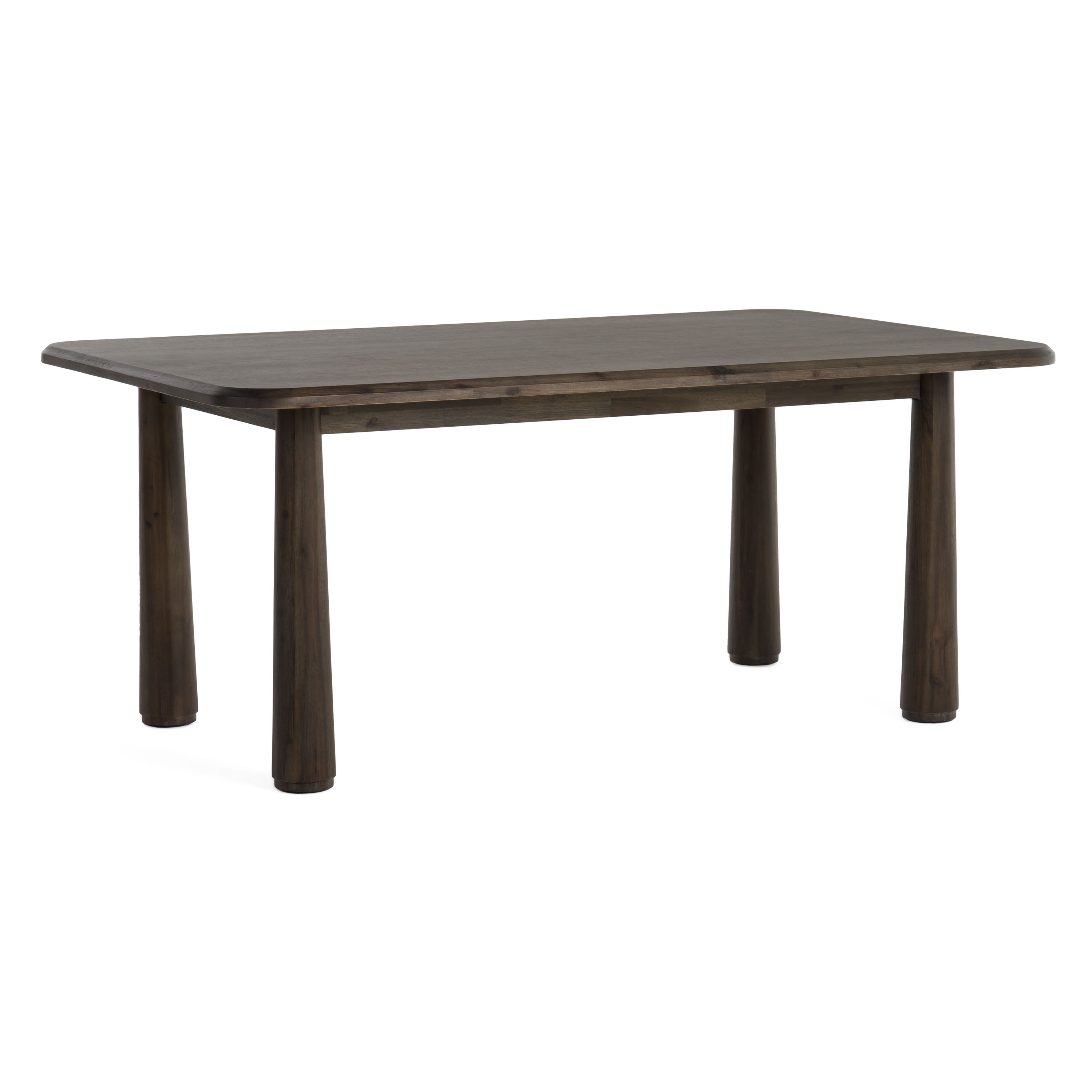 Modrest Rhea - Modern 71" Dark Acacia Rectangular Dining Table
