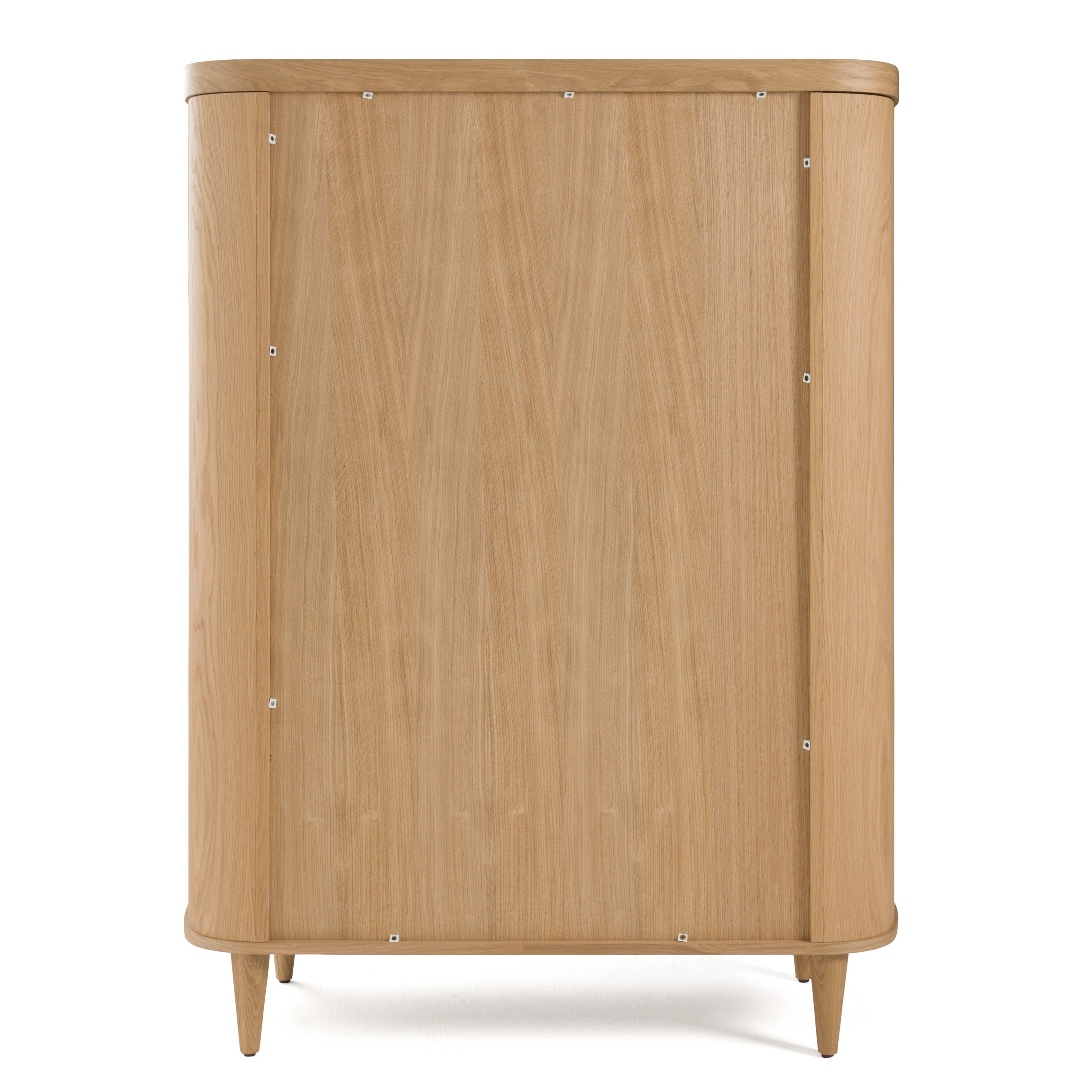 Modrest Richmond - Modern Natural Oak Rounded Tall Buffet