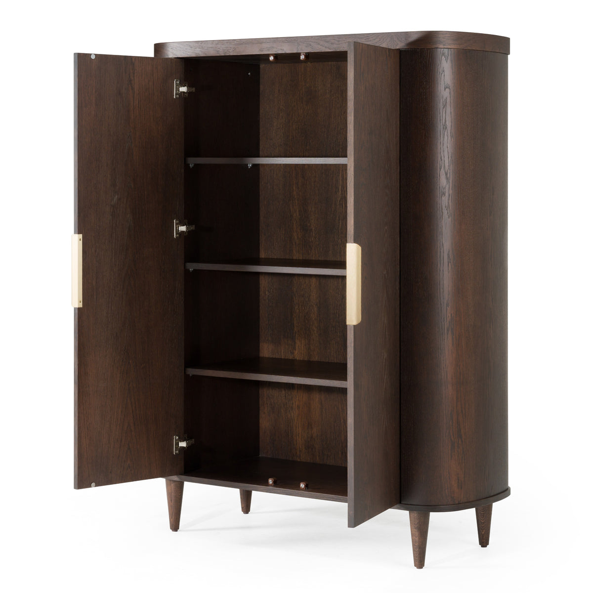 Richmond - Modern Brown Rounded Tall Buffet