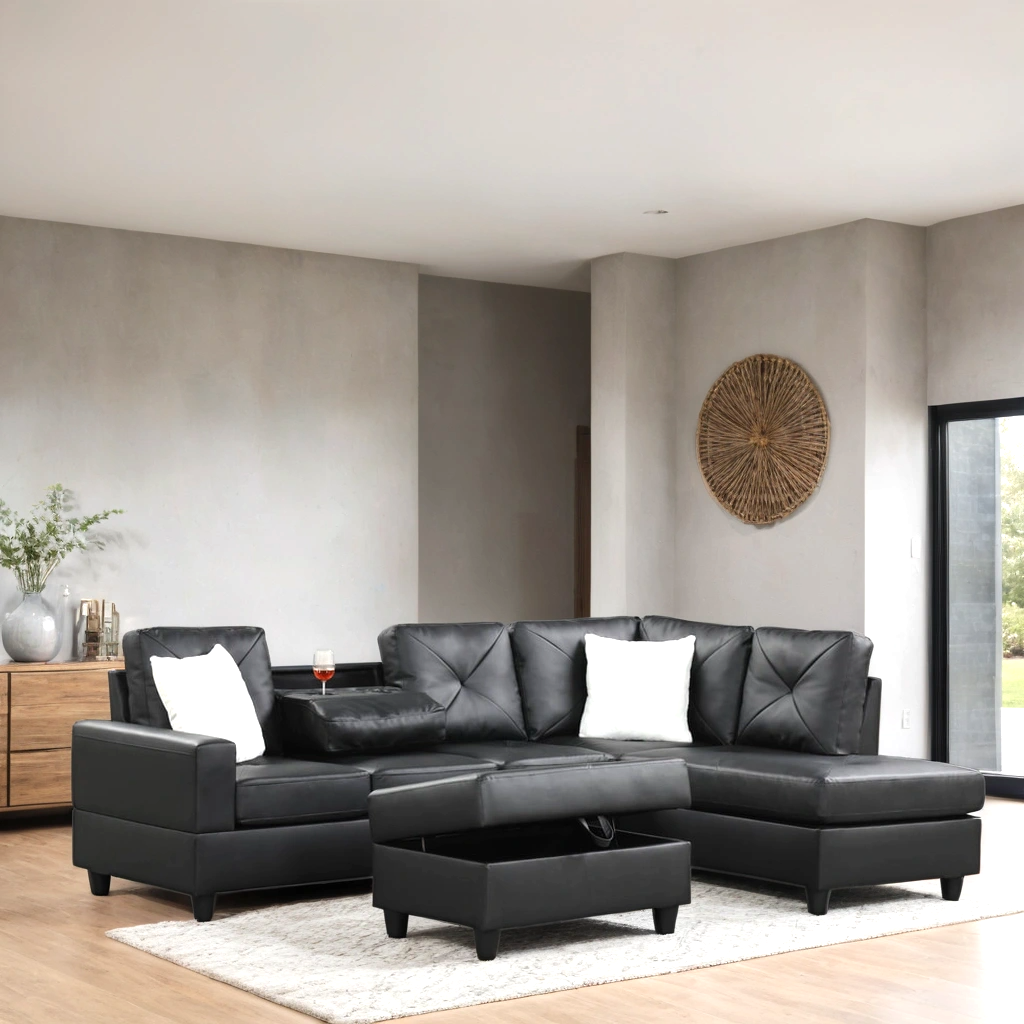 Rocket 2-Piece Sectional – Includes Free TV or Area Rug