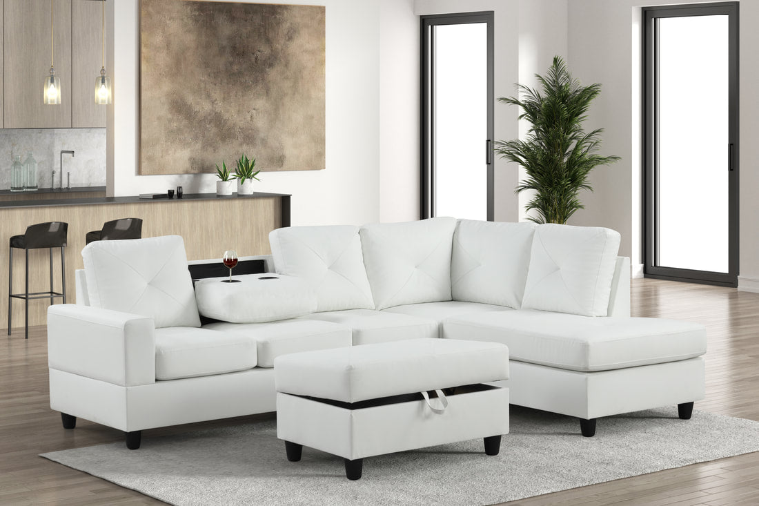 Rocket 2-Piece Sectional – Includes Free TV or Area Rug