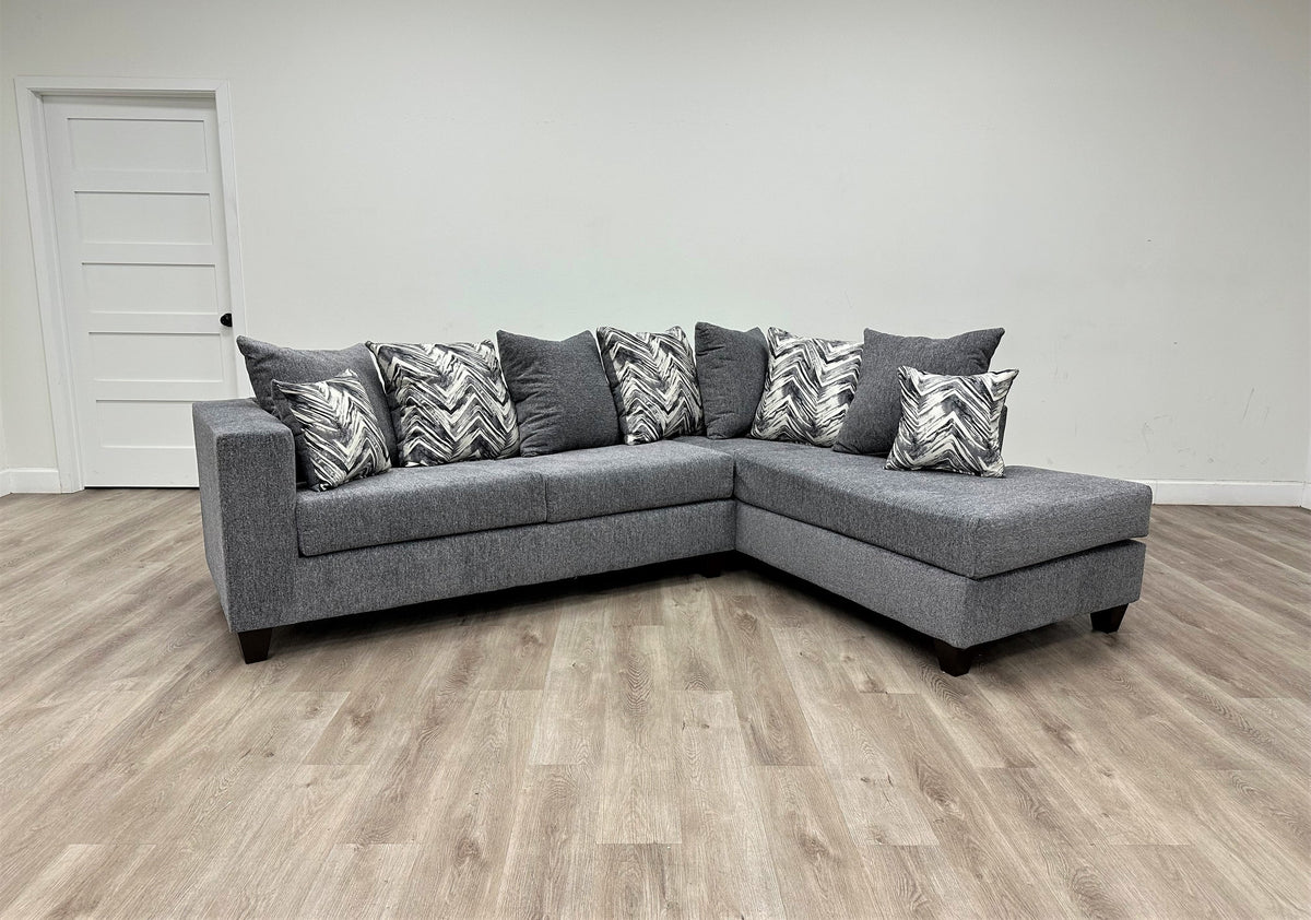 Monroe Charcoal RAF Sectional