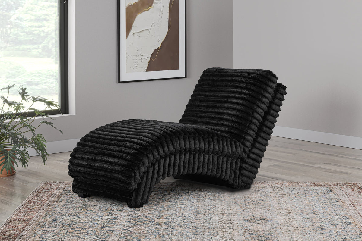 Curva Black Chaise