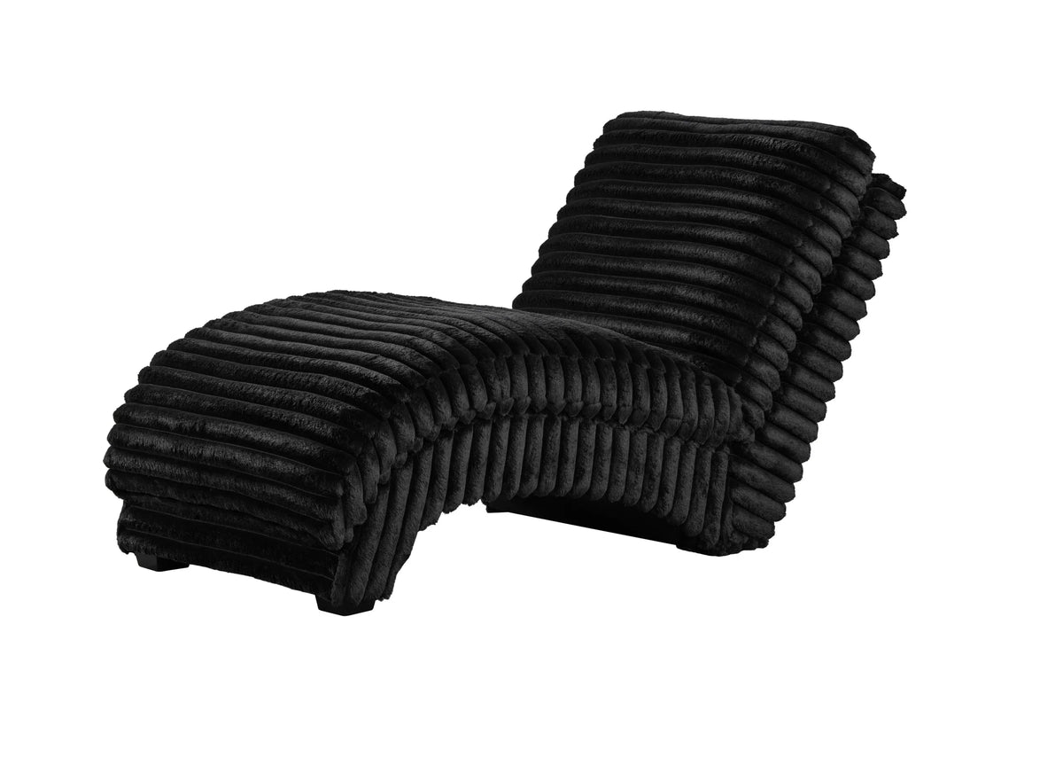 Curva Black Chaise