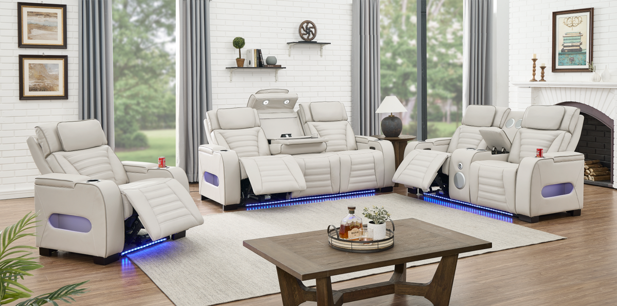 Tokyo Sand 3-Piece Power Reclining Set