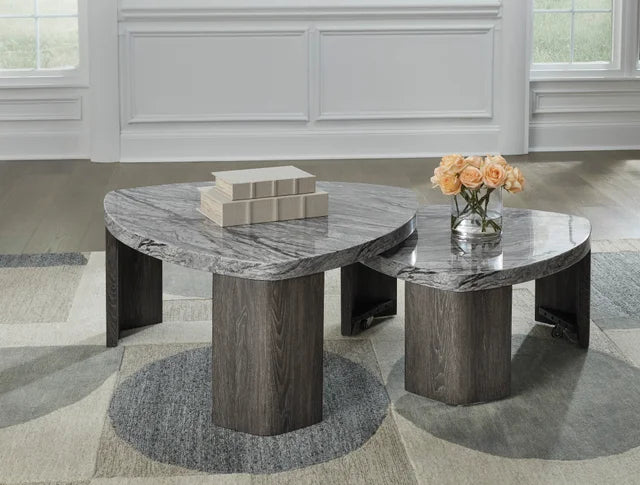 T600-0 - Stacked Cocktail Table