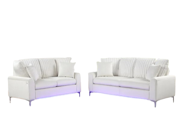Celina Beige - 2PC Sofa & Loveseat Set