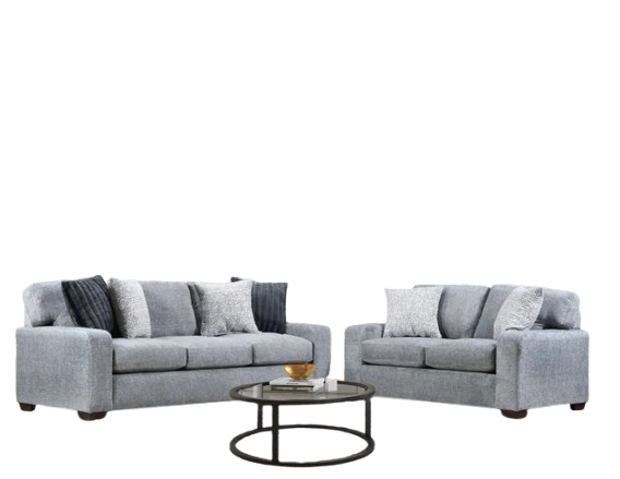 4003 Downy Gray - 2PC Sofa, Loveseat