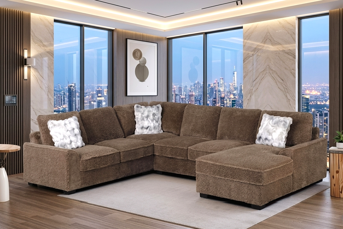 Amara Brown Sectional