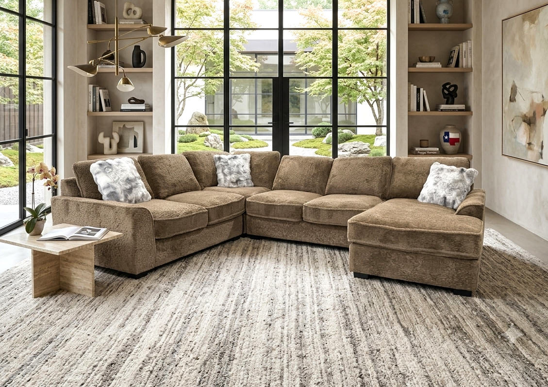 Amara Brown Sectional