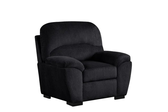 Tiffany10 Black - 2PC or 3PC Living Room Set