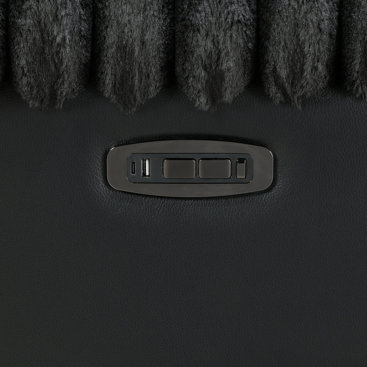 Flash Black Power Reclining Sectional