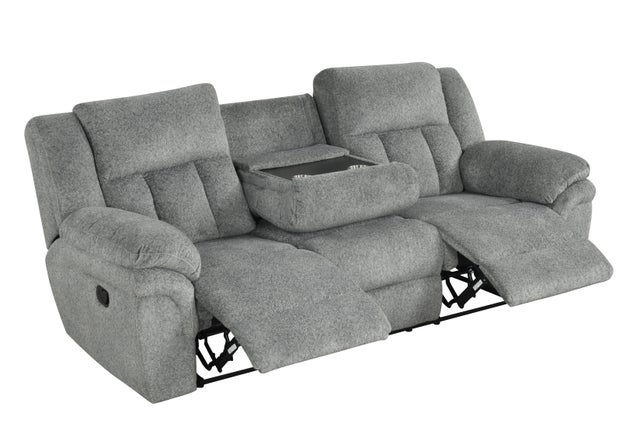 Charcoal Wexford Reclining Sofa, Loveseat & Chair Set - studio shot