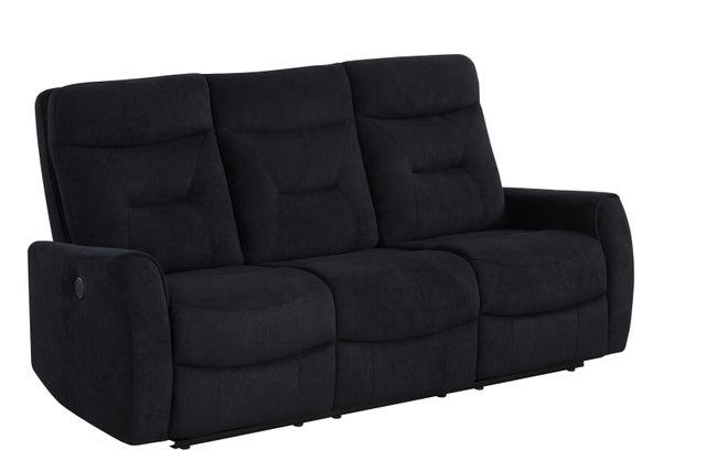 Noir Noor Power Reclining Sofa, Loveseat & Chair Set - studio shot