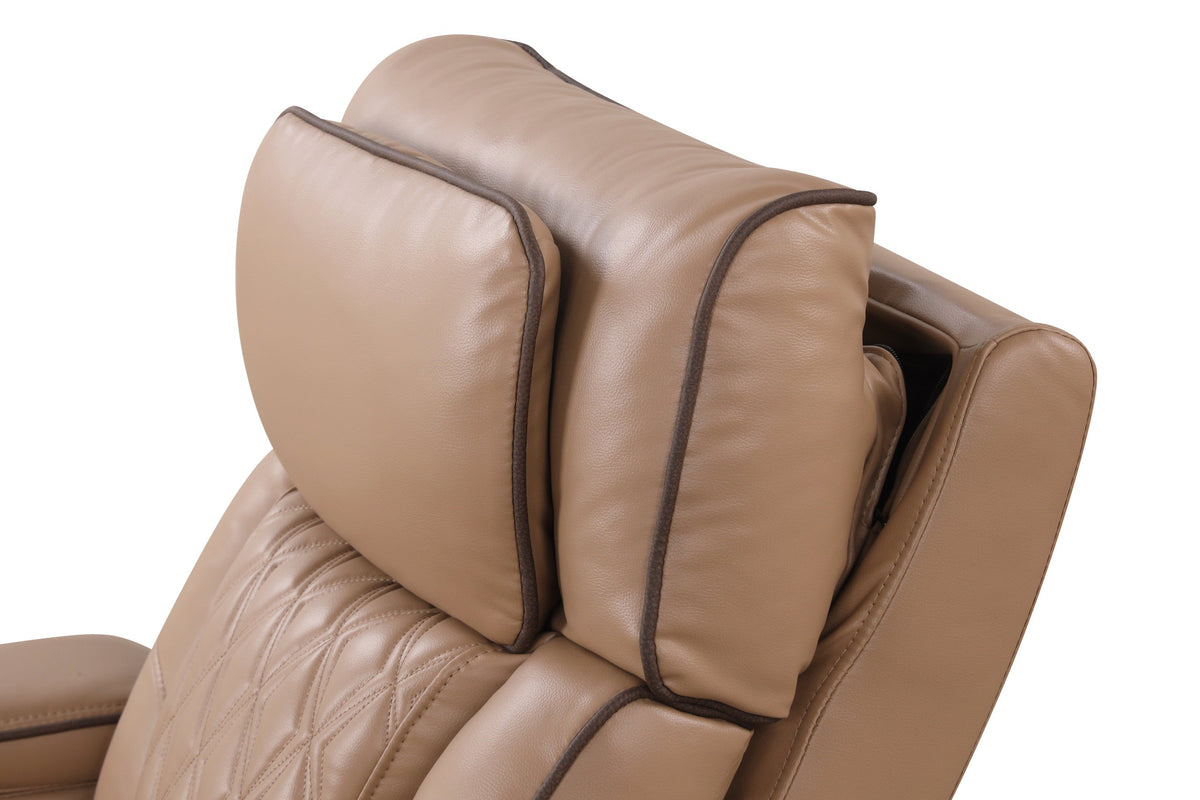 Rivera Saddle 3-Piece Leather Power Reclining Set