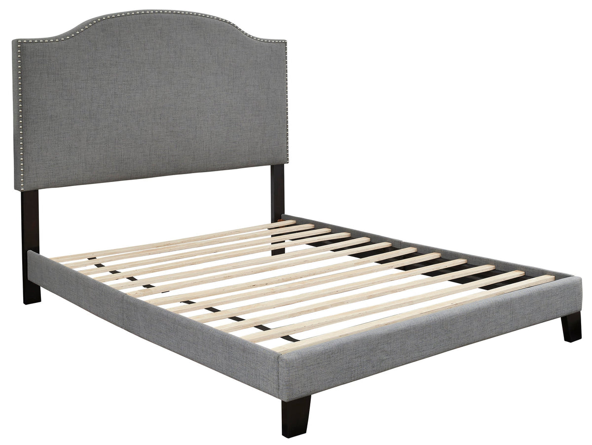 Inigo Gray King Platform Bed