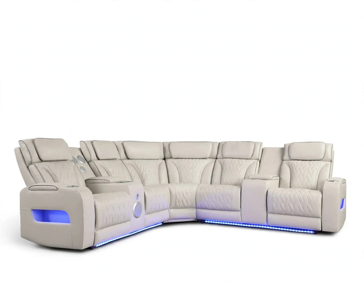 Sahara Sand Power Reclining Sectional