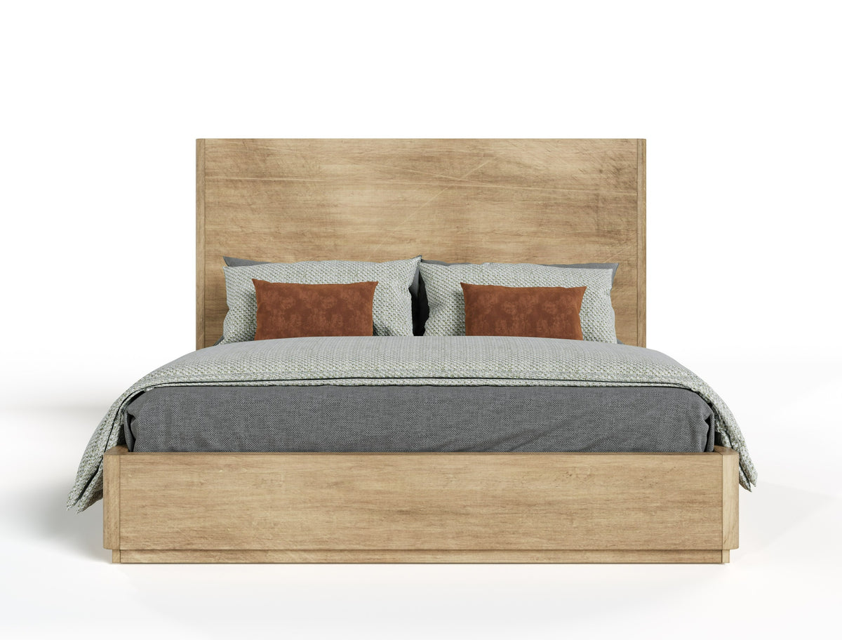 Santa Monica - Modern Natural Oak Bed