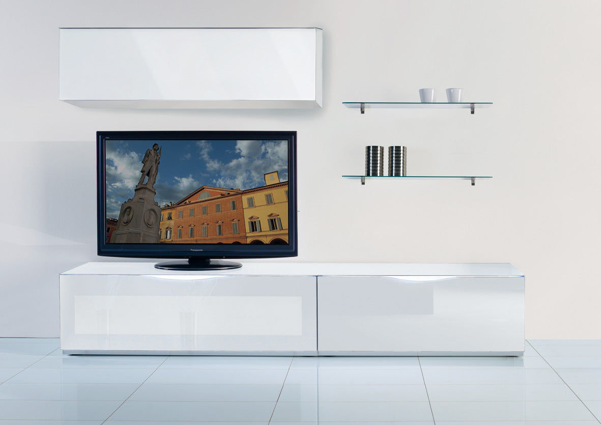 MO-USA2 Modena Grey TV Entertainment System Made In Italy