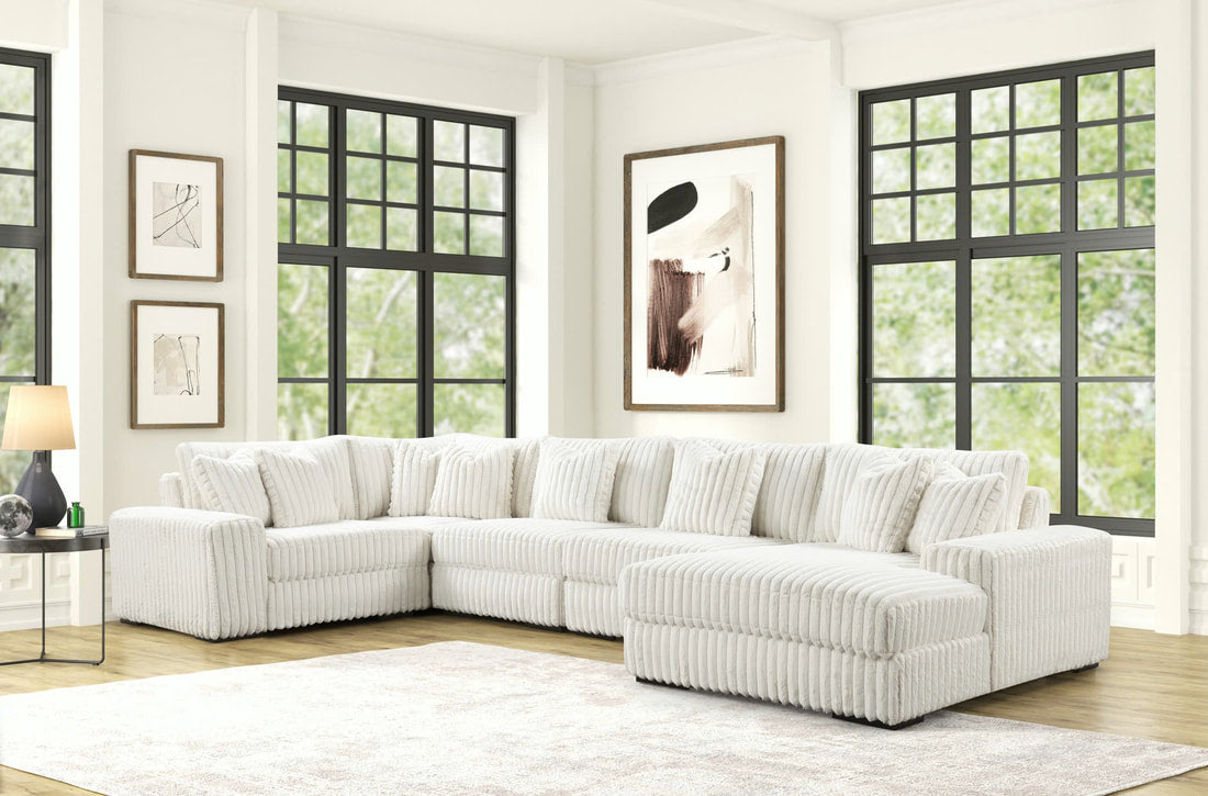 SEASONS2 5PC Oversized Sectional – Free TV or Area Rug