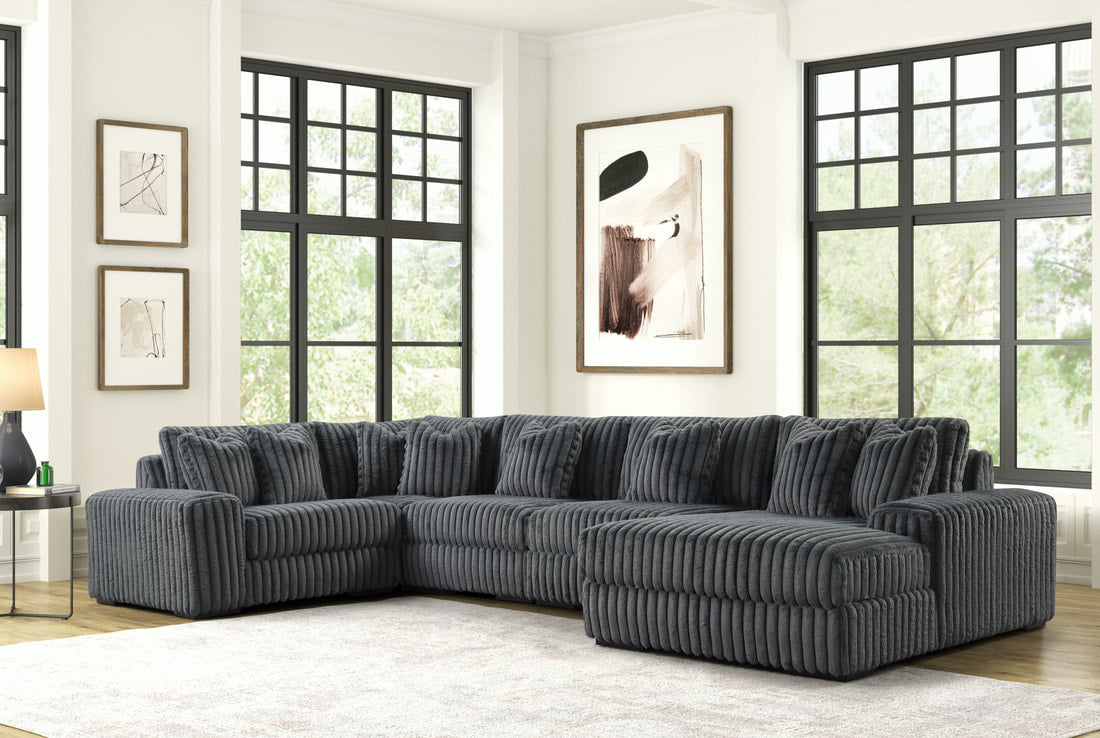 SEASONS2 5PC Oversized Sectional – Free TV or Area Rug